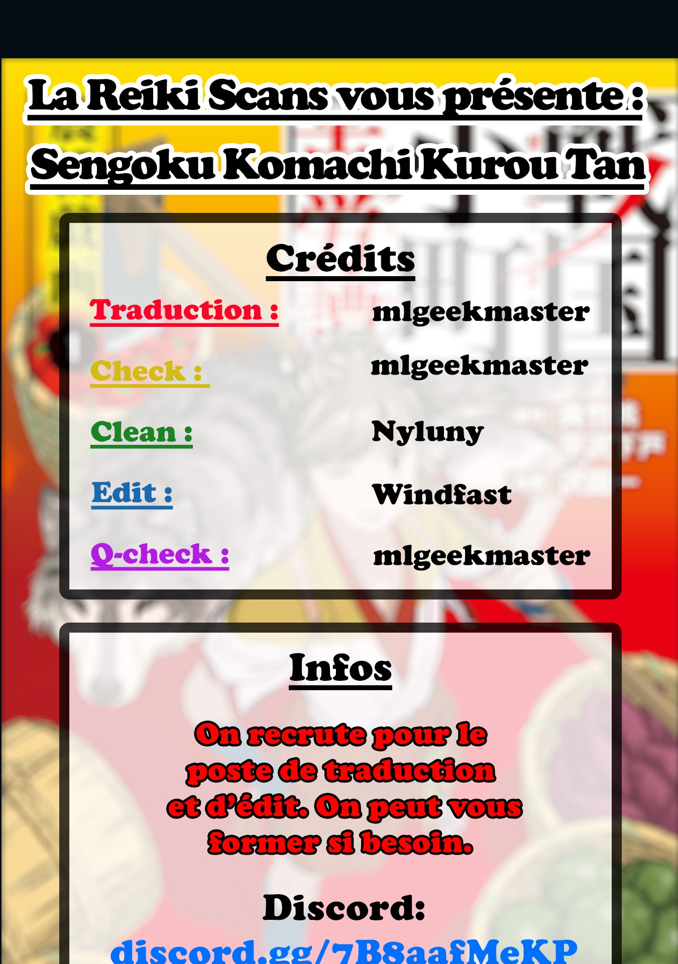 Sengoku Komachi Kuroutan: Chapter 21 - Page 1